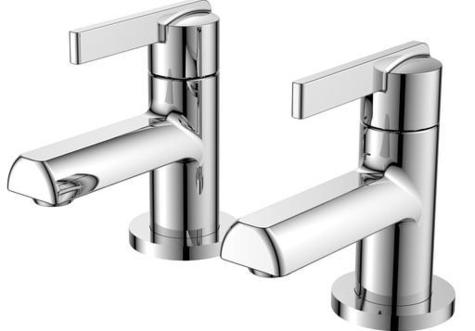 Joyou JY2000215 SKYLINK 1/2 inch Basin Pillar taps (pair) 1/4 turn