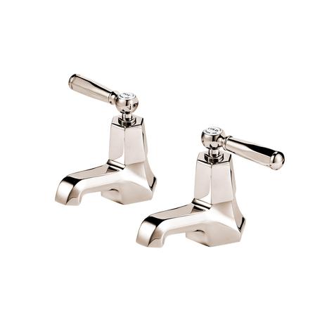 Barber Wilsons MASTERCRAFT MCL2134 Metal lever Bath Pillars, pair