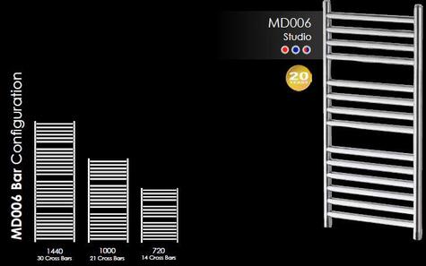 MD006 STUDIO Towel Rail 