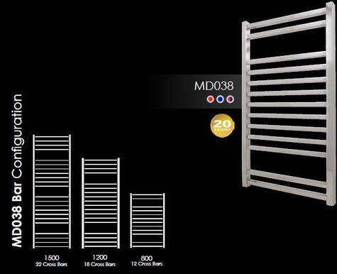 MD038 Polished Stainless Steel  