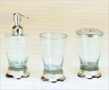 SFS01 Accessory Set blue glass/chrome