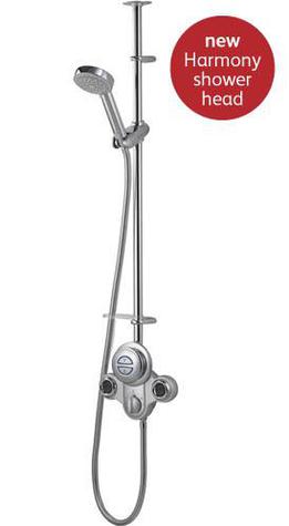 QZA1EV05 / QZA2EV05 + QZC3EV05 Quartz Exposed with Sliderail Shower & Body Jets