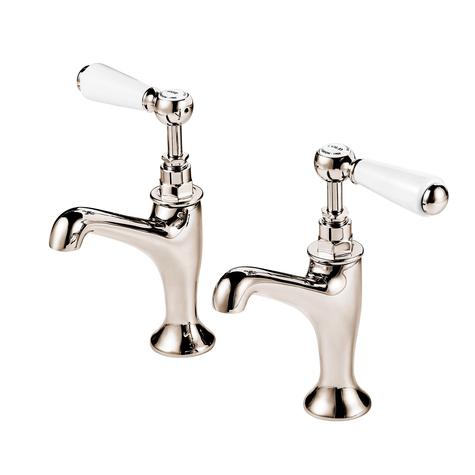 Barber Wilsons REGENT RCL106 high spout Pillars, pair 