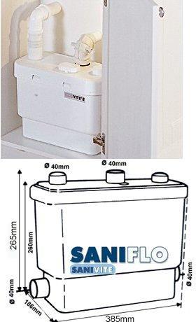 Saniflo 1004 SaniVITE macerator