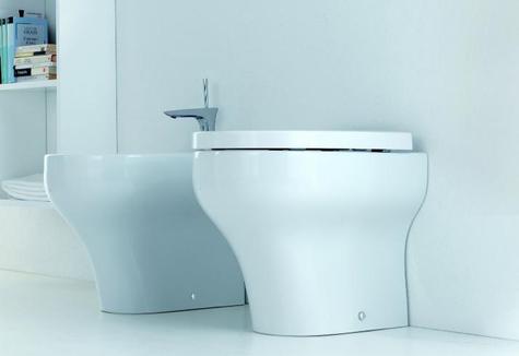 Synergy CLEAR back to wall wc pan or back to wall bidet