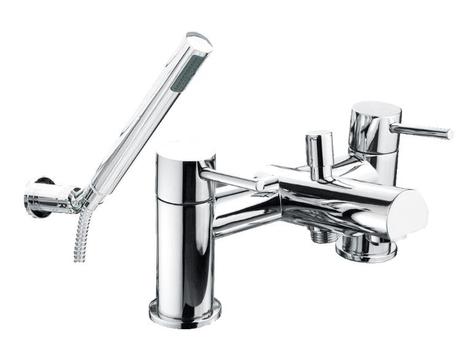 Trisen GROVE TT704  2H Bath/Shower Mixer with Shower Set