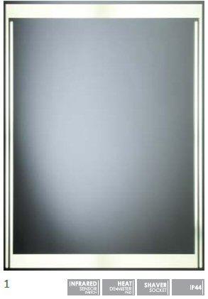 SBL17 EQUALISE Back Lit Mirror <b>600x800mm</b>