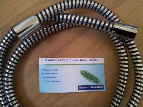 Universal Hose Reinforced PVC chrome