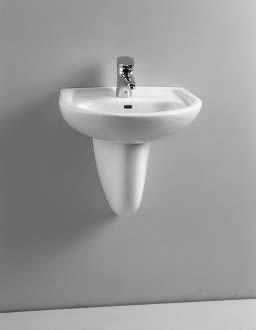 6602 ARKITEKT 55cm Basin with Semi Pedestal