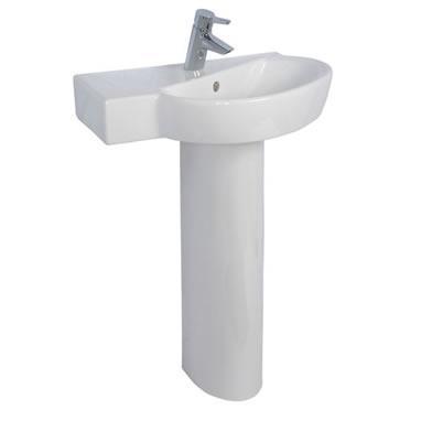 5377 Sunrise Offset Corner Basin 60cm