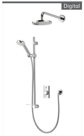 VSDA1BVDVFW14 VSDA2BVDVFW14 Visage Digital Divert with Sliderail & Head Shower