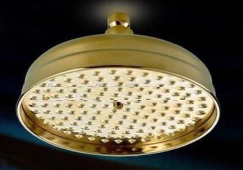 ALTERNATIVE 8 inch headshower, gold