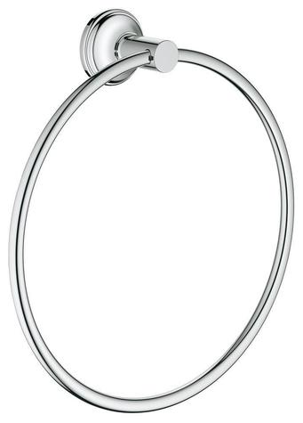 GROHE 40655 Essentials Authentic  towel ring, chrome