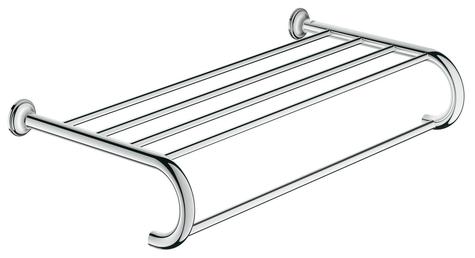 ** 1 only  ** GROHE 40660 Essentials Authentic  multi towel rack, chrome