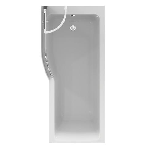Ideal Standard CONNECT Air Idealform Plus+ 170 x 80cm shower bath, Left hand