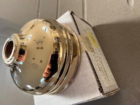 **5 only** Trevi TRADITIONAL 4 inch fixed head LIGHT GOLD