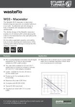 Stuart Turner Wasteflo WC3 Macerator