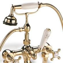 REGENT 4300 Bath/Shower Mixer & Handset, pillar unions