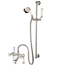 Barber Wilsons REGENT 4305 Bath Shower Mixer Sliderail Pillar unions