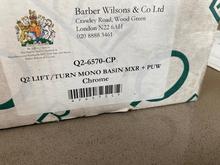 **  1 only  ** Barber  Wilsons Q2-6470 Q2 Mono Basin Mixer with pop up waste