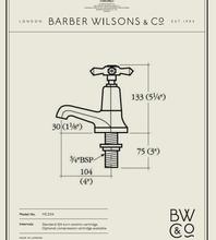 MASTERCRAFT MC2134 Bath Pillar Taps, pair