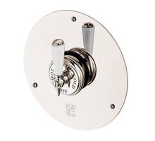 REGENT PS53C Thermostatic Shower Valve, Round Wall Plate 