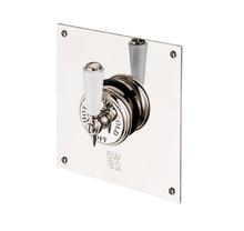 REGENT PS53CSQ Thermostatic Shower Valve, Square Wall Plate 
