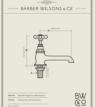 Barber Wilsons REGENT 2118 Floorstanding Bath pillar Taps