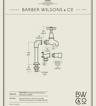 Barber Wilsons 260-6 REGENT basin bib taps (pair) with 6 inch stands