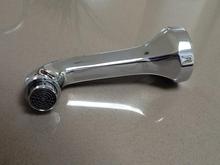  ** 3  available  ** CSS-OU8 COBRA hexagon style wall mounted Bath Spout, chrome