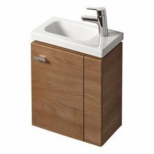 CONCEPT SPACE E0370 E0371  450 x 250mm Wall hung GUEST basin unit, 1 door 