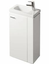 CONCEPT SPACE E1438 E1439 450 x 250mm floorstanding GUEST basin unit, 1 door 