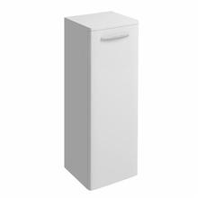 e100 33cm Tall Side Furniture Unit, gloss white or grey ash wood