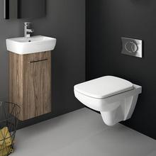 e100 Square Wall Hung WC pan