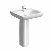 e100 Square Less Able Washbasin 55 or 65cm 1TH