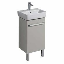 e200 45cm Handrinse Basin Unit, gloss grey or gloss white