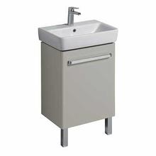 e200 55cm Washbasin Unit, gloss grey or gloss white
