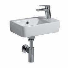 e200 40cm Handrinse Basin 1 taphole, LH or RH tap