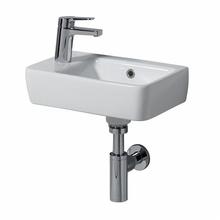 e200 40cm Handrinse Basin 1 taphole, LH or RH tap