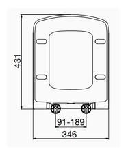 SMILEY D 83040 soft close toilet seat