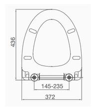 ROUND 83060 soft close toilet seat