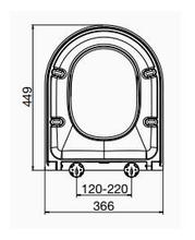 MIDDLE D STYLE 87810 soft close toilet seat