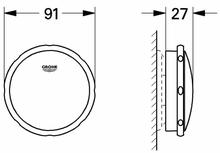 GROHE 19025 Talentofil trim set