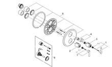 SPARES for GROHE 19136 34103  Atrio Jota Bath/Shower Mixer