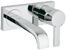GROHE 33850 LINEAR Wall Bath/Shower Mixer With HandShower Set