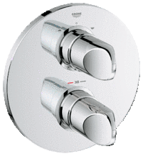 GROHE 19364 35500  VERIS Thermostatic Bath/Shower Mixer with RAPIDo body