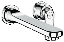 GROHE 19388 32635 VERIS  Basin Mixer 220mm Spout with Fixing Kit