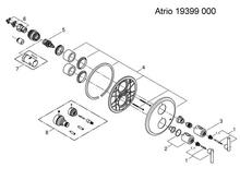GROHE 19399 Atrio Jota Thermostatic <b>Bath/Shower</b> Mixer (with <b>RAPIDo body</b>), SPARE PARTS