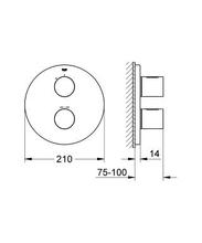 Grohe 19467 G3000 COSMO <b>shower mixer</b>, spare parts