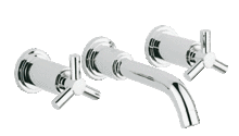 GROHE 20164/32706  ATRIO Ypsilon 3 hole Basin Mixer 180mm spout